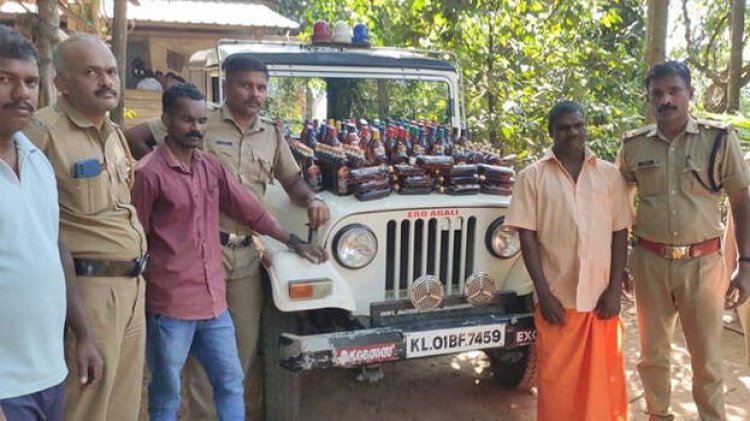 ശിവരാത്രിയോട് അനുബന്ധിച്ച്‌ നടത്തിയ പരിശോധനയില്‍ കുടുങ്ങിയത് കാരമടയന്‍